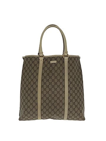 Gucci Beige Canvas Tote Bag (view 1)
