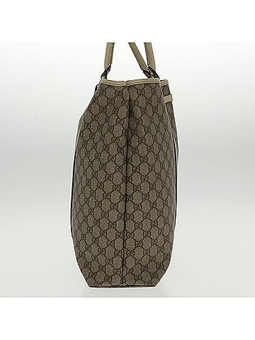 Gucci Beige Canvas Tote Bag (view 2)