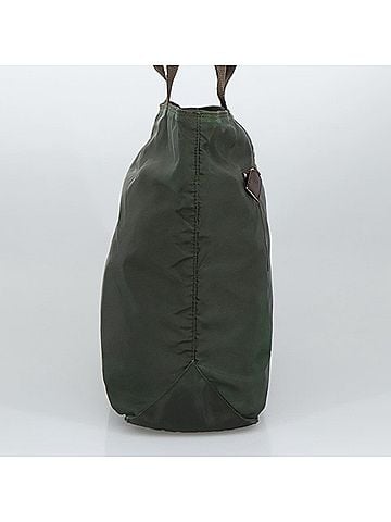 Prada Khaki Synthetic Tote Bag (view 2)