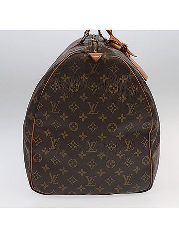 Louis Vuitton Keepall 60 Brown Canvas Travel Bag (view 2)