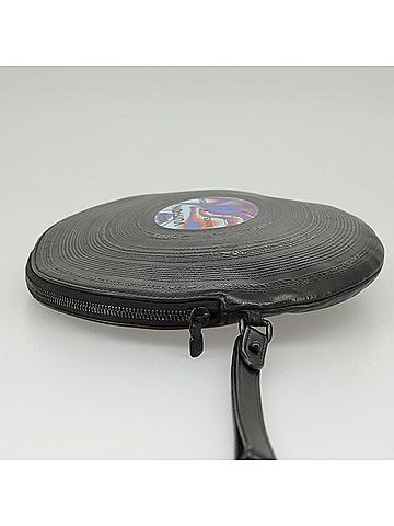 Louis Vuitton Pochette Black Leather Clutch Bag (view 2)