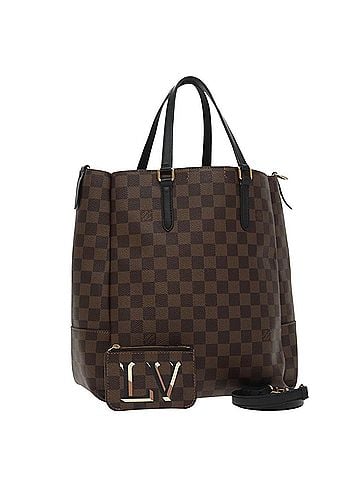 Louis Vuitton Belmont Brown Canvas Tote Bag (view 1)