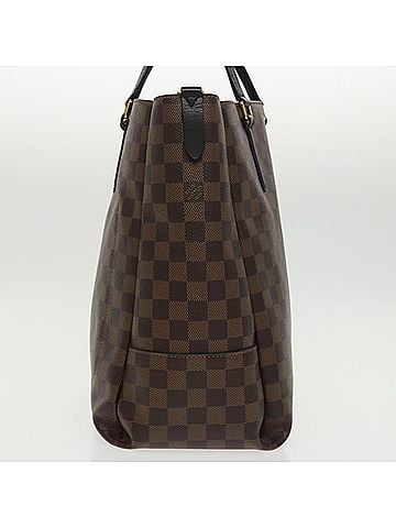 Louis Vuitton Belmont Brown Canvas Tote Bag (view 2)