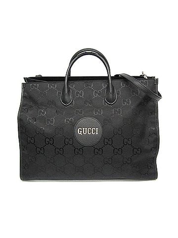 Gucci Off The Grid Black Canvas Tote Bag (view 1)