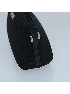 Gucci Black Canvas Clutch Bag (view 2)