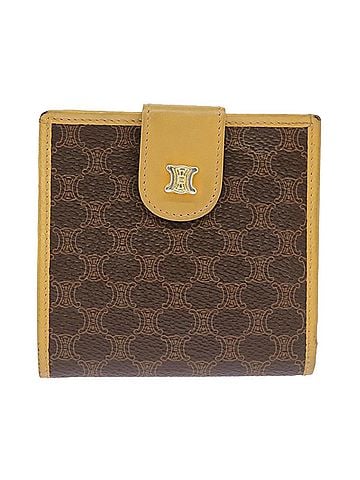 Céline Brown Canvas Wallet (view 1)