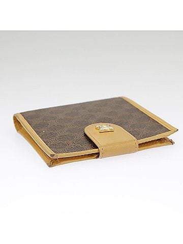 Céline Brown Canvas Wallet (view 2)
