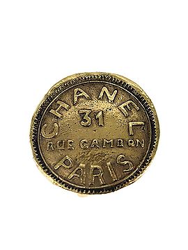 Chanel Cambon Gold Metal Earring Jewelry (view 2)