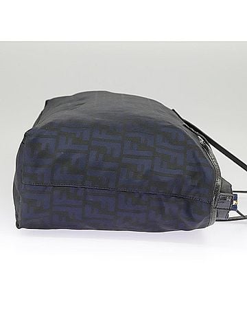 Fendi Navy Canvas Tote Bag (view 2)