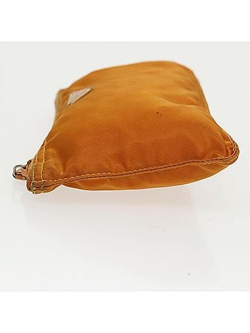 Prada Tessuto Orange Synthetic Clutch Bag (view 2)