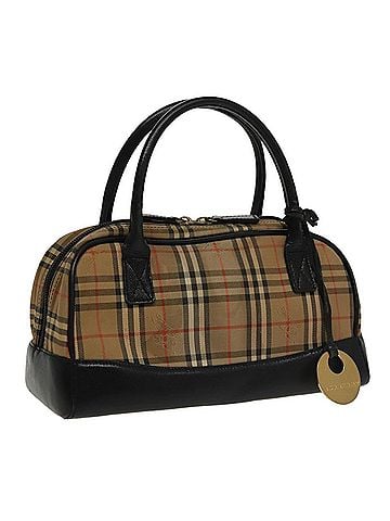Burberry Nova Check Beige Canvas Tote Bag (view 1)