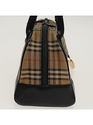 Burberry Nova Check Beige Canvas Tote Bag (view 2)