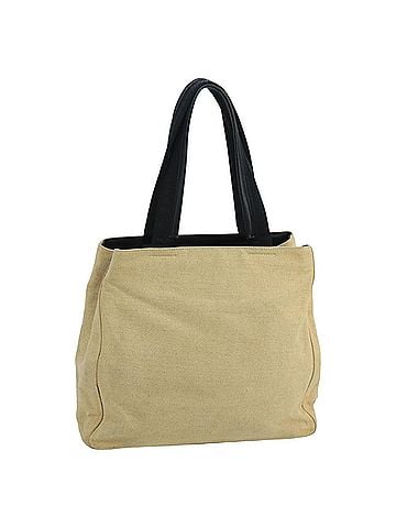 Prada Beige Canvas Tote Bag (view 1)