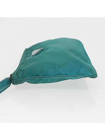 Prada Re-Nylon Blue Synthetic Clutch Bag (view 2)
