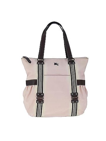 Burberry Pink Synthetic Tote Bag (view 1)