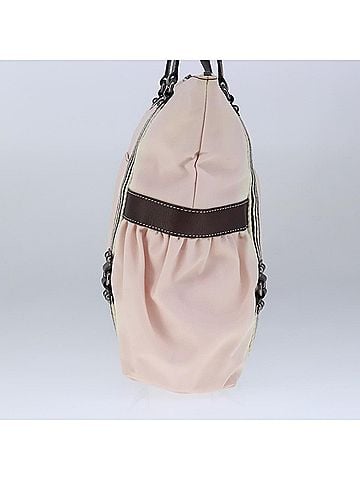 Burberry Pink Synthetic Tote Bag (view 2)