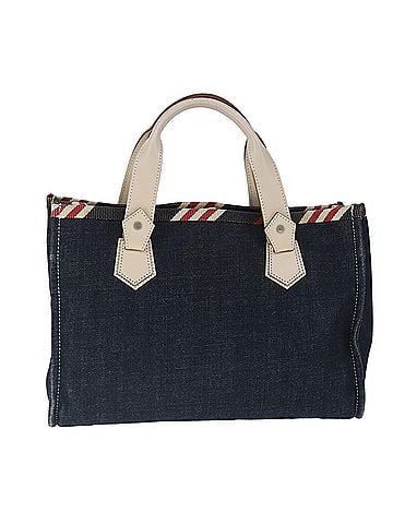 Burberry Blue Label Blue Canvas Tote Bag (view 1)
