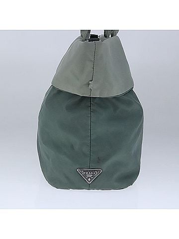 Prada Khaki Synthetic Tote Bag (view 2)