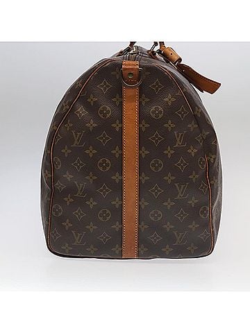 Louis Vuitton Keepall Bandoulière 60 Brown Canvas Travel Bag (view 2)