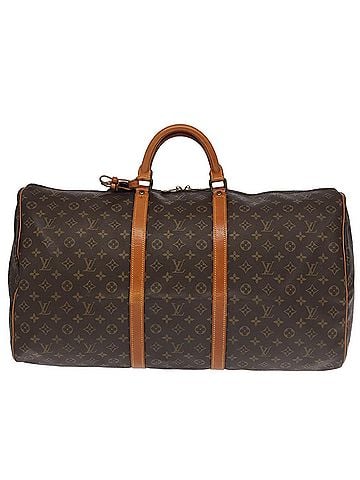 Louis Vuitton Keepall 60 Brown Canvas Travel Bag (view 1)