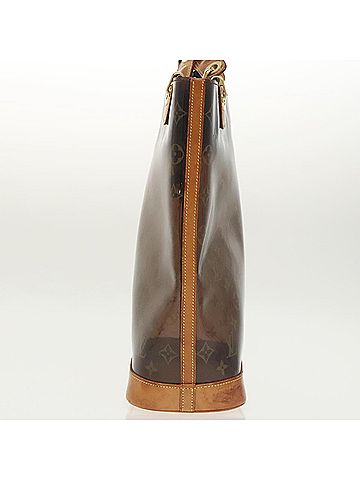 Louis Vuitton Ambre Brown Vinyl Tote Bag (view 2)
