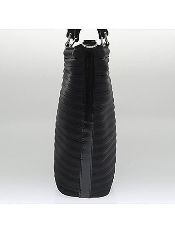 Gucci Bamboo Black Canvas Handbag (view 2)