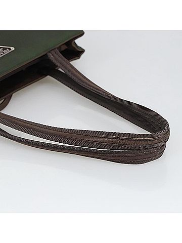 Prada Khaki Synthetic Tote Bag (view 2)