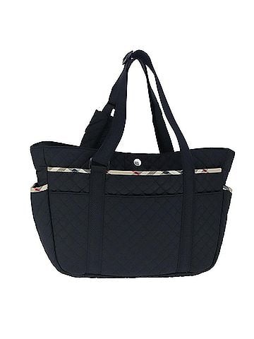 Burberry Nova Check Black Synthetic Tote Bag (view 1)