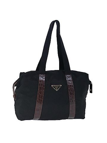 Prada Black Synthetic Tote Bag (view 1)