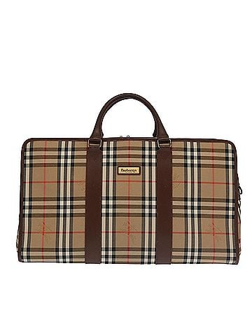 Burberry Nova Check Beige Canvas Travel Bag (view 1)
