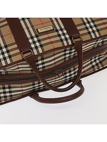Burberry Nova Check Beige Canvas Travel Bag (view 2)