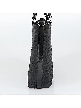 Gucci Bamboo Black Synthetic Handbag (view 2)