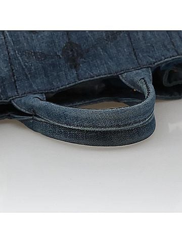 Prada Canapa Blue Denim - Jeans Tote Bag (view 2)