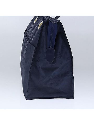 MCM Navy Synthetic Tote Bag (view 2)