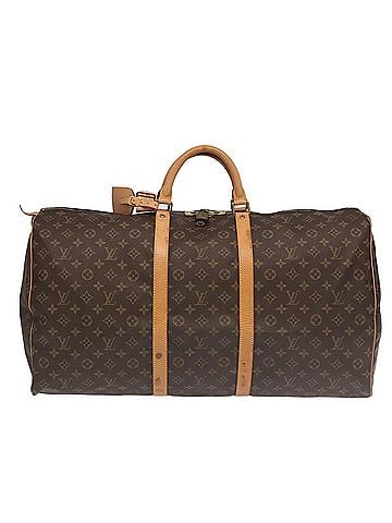 Louis Vuitton Keepall 60 Brown Canvas Travel Bag (view 1)