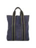 Hermès 100% Canvas Solid Blue Fourre Tout Navy Canvas Tote Bag One size - photo 1