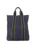 Hermès 100% Canvas Solid Blue Fourre Tout Navy Canvas Tote Bag One size - photo 3