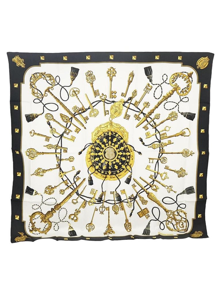 Hermès 100% Silk Solid Multi Color Carré 90 Multicolour Silk Scarf One size - photo 1