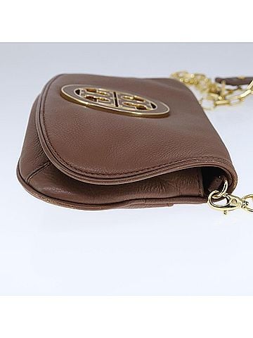Tory Burch Brown Leather Shoulder Bag (view 2)