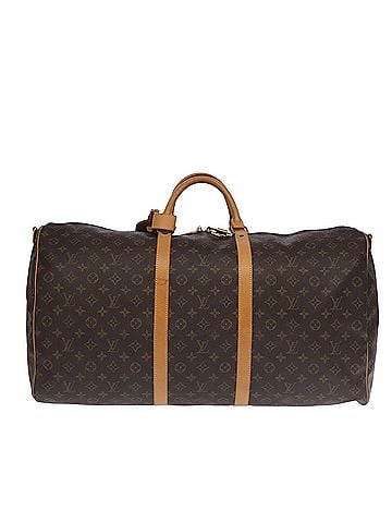 Louis Vuitton Keepall Bandoulière 60 Brown Canvas Travel Bag (view 1)