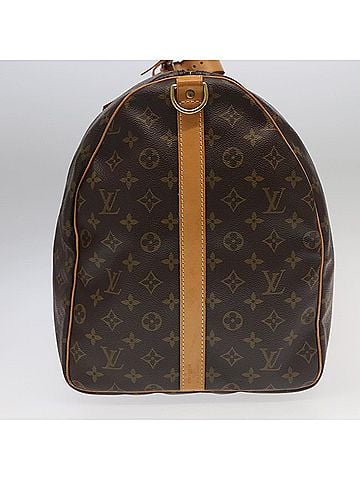 Louis Vuitton Keepall Bandoulière 60 Brown Canvas Travel Bag (view 2)