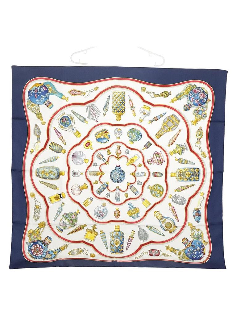 Hermès 100% Silk Solid Multi Color Carré 90 Multicolour Silk Scarf One size - photo 1