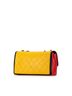 Chanel 100% Lambskin Yellow Medium Tricolor Lambskin Graphic Flap One size - photo 3