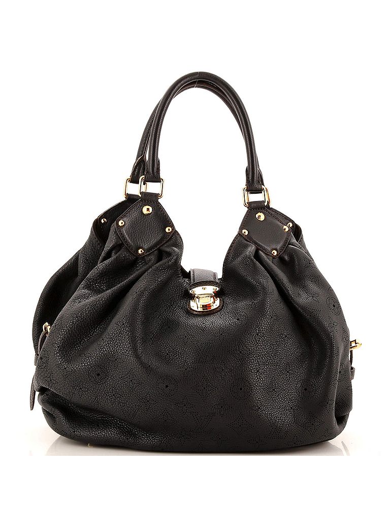 Louis Vuitton 100% Leather Black L Hobo Mahina Leather One size - photo 1