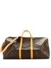 Louis Vuitton 100% Coatead Canvas Brown Keepall Bandouliere Bag Monogram Canvas 60 One size - photo 1