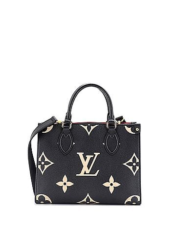 Louis Vuitton OnTheGo Tote Bicolor Monogram Empreinte Giant PM (view 1)