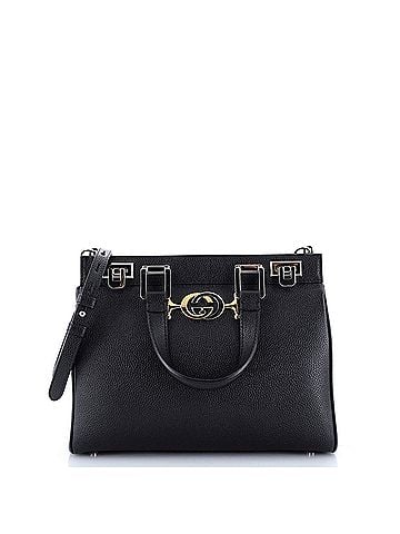 Gucci Zumi Top Handle Bag Leather Small (view 1)