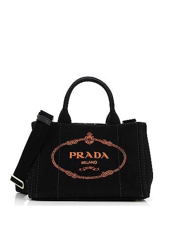 Prada Canapa Convertible Tote Canvas Mini (view 1)