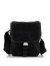 Prada 100% Nylon Black Logo Flap Messenger Tessuto Mini One size - photo 1