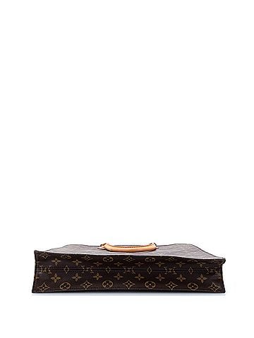 Louis Vuitton Vintage Sac Plat Bag Monogram Canvas (view 2)